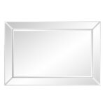 36" Glass Framed Accent Mirror - Image 4