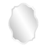 32" Clear Scalloped Edges Unframed Accent Mirror - Image 2