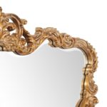 27" Gold Ornate Scroll Framed Accent Mirror - Image 7