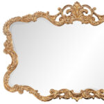 27" Gold Ornate Scroll Framed Accent Mirror - Image 6