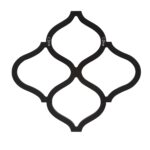 Interlocking Mirrored Curved Shapes With Beveled Edge - Image 6
