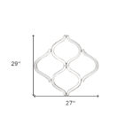 Interlocking Mirrored Curved Shapes With Beveled Edge - Image 9