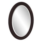 33" Bronze Oval Framed Accent Mirror - Image 5