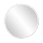28" Gray Round Unframed Accent Mirror - Image 2