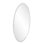 28" Gray Round Unframed Accent Mirror - Image 4