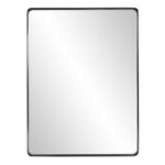 40" Black Metal Framed Accent Mirror - Image 3