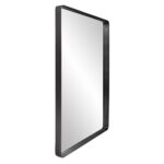 40" Black Metal Framed Accent Mirror - Image 5
