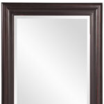 33" Bronze Wood Accent Mirror - Image 6