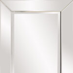 24" Clear Beveled Edge Frame Accent Mirror - Image 7
