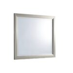 36" Silver Framed Dresser Mount Mirror - Image 3
