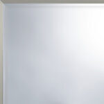 36" Silver Framed Dresser Mount Mirror - Image 4