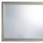 36" Silver Framed Dresser Mount Mirror - Image 5