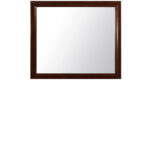 35" Merlot Framed Accent Mirror - Image 3