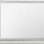 38" Champagne Wood Lighted Mounted Accent Mirror - Image 5