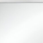 34" White Wood Framed Accent Mirror - Image 3
