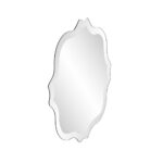 16" Gray Abstract Unframed Accent Mirror - Image 5