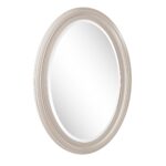 33" Silver Oval Framed Accent Mirror - Image 5