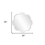 36" Quatrefoil Unframed Accent Mirror - Image 9