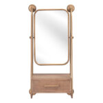 36" Gold Steel Framed Accent Mirror - Image 5