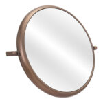 Industrial Gold Round Mirror - Image 4
