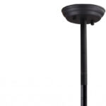 Black Kitchen Island Six Light Metal Ceiling Light - Image 8