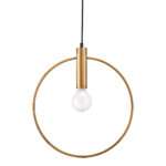 Gold Ring Metal Dimmable Chandelier - Image 7