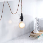 Brass Lantern Plastic Dimmable Ceiling Light - Image 12