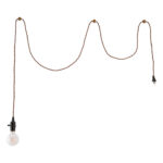 Brass Lantern Plastic Dimmable Ceiling Light - Image 4