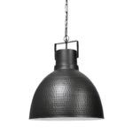 Black Lantern Metal Dimmable Ceiling Light With Black Shades - Image 2