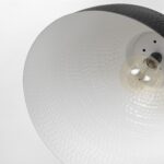 Black Lantern Metal Dimmable Ceiling Light With Black Shades - Image 8