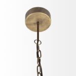 Black Metal Geometric Globe Hanging Light - Image 4