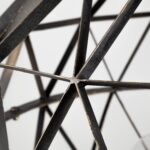 Black Metal Geometric Globe Hanging Light - Image 5