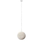 Whitewash Beaded Ball Hanging Pendent Light - Image 4