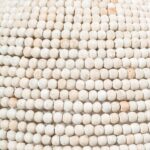 Whitewash Beaded Ball Hanging Pendent Light - Image 11