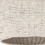 Whitewash Beaded Hanging Chandelier - Image 8