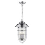 Dylan 3-Light Chrome Hanging Lantern - Image 4