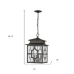 Calvert 4-Light Oil-Rubbed Bronze Hanging Lantern - Image 7