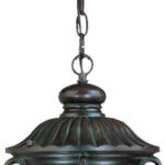 Naples 1-Light Marbelized Mahogany Hanging Light - Image 4