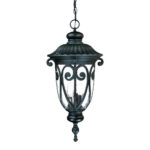 Naples 3-Light Matte Black Hanging Light - Image 3