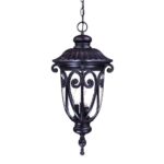Naples 3-Light Marbelized Mahogany Hanging Light - Image 2