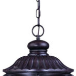 Naples 3-Light Marbelized Mahogany Hanging Light - Image 4