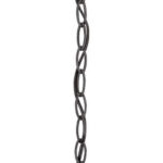 Black Lantern Seeded Metal Dimmable Chandelier With Clear Shades - Image 4