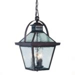 Bay Street 3-Light Architectural Bronze Hanging Light - Image 2