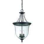 Belle 3-Light Matte black Hanging light - Image 3