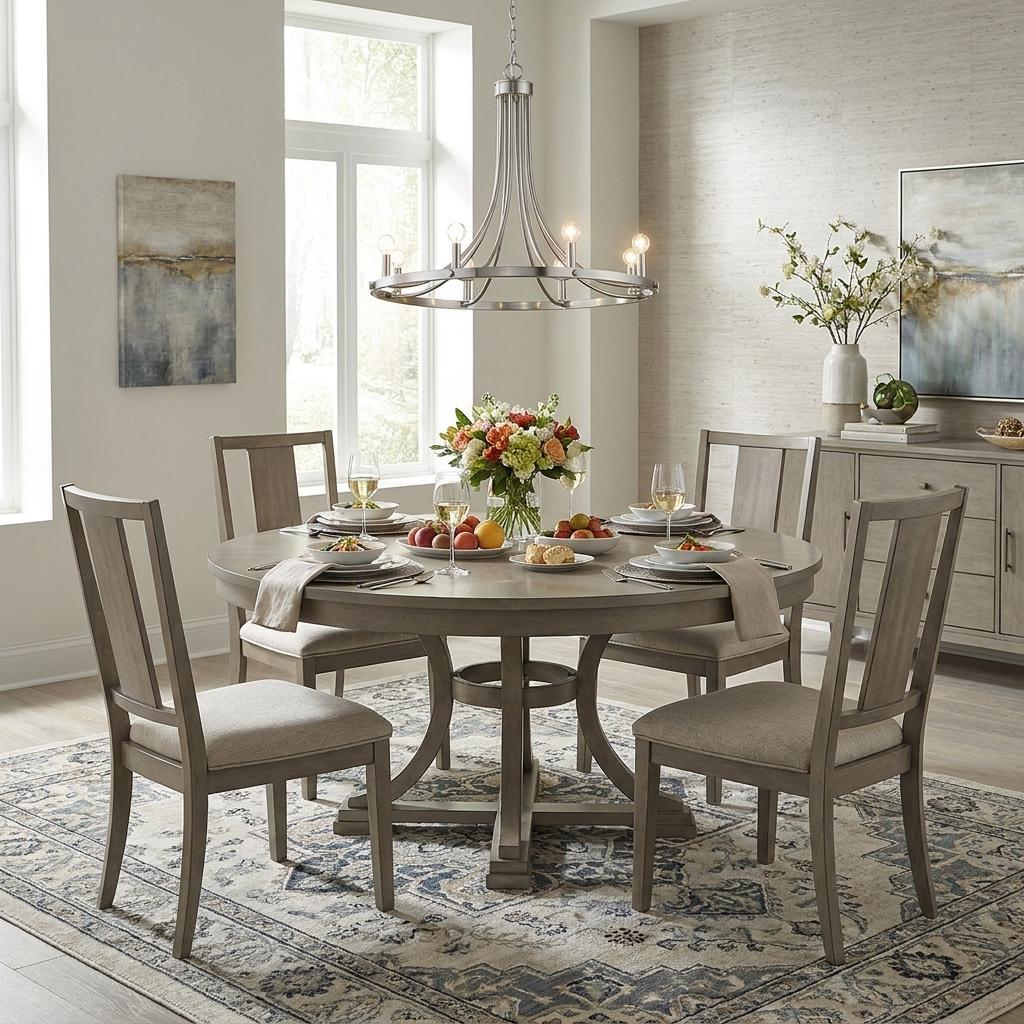 398092_9_0izaoX5q.jpg Silver Candle Style Eight Light Metal Dimmable Chandelier - Image 1
