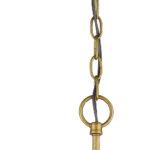 Gold Candle Style Three Light Crystal Metal Dimmable Chandelier - Image 3