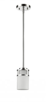 Silver Minimalist Cylindrical Hanging Light - Image 3