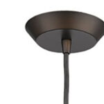 Bronze Hanging Light with Glass Studs - Image 5