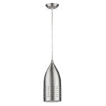 Silver Hanging Light with Glass Studs - Image 3