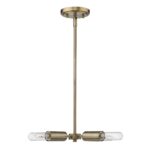 Gold Four Light Metal Dimmable Chandelier - Image 5